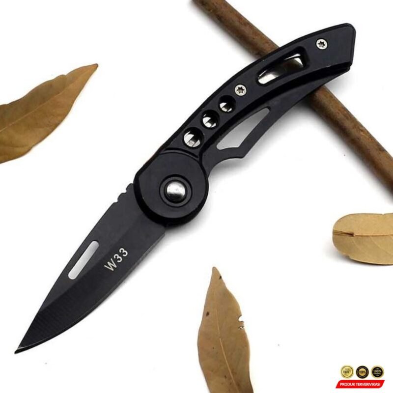 KNIFEZER Pisau Saku Lipat Mini Serbaguna Portable Knife Survival Tool - [MRH1] - Image 3