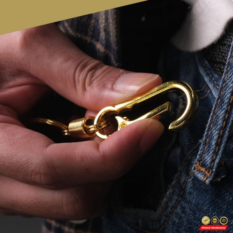 Ourpgone Carabiner Per Spring Carabiner Keychain Stainless Steel - [MRH1] - Image 5