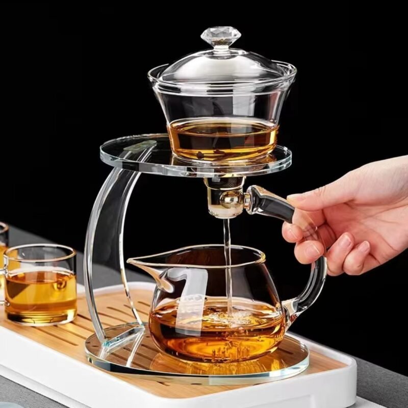 Alat Seduh Teh & Kopi Manual dengan Sistem Gravitasi dan Filter Magnetik