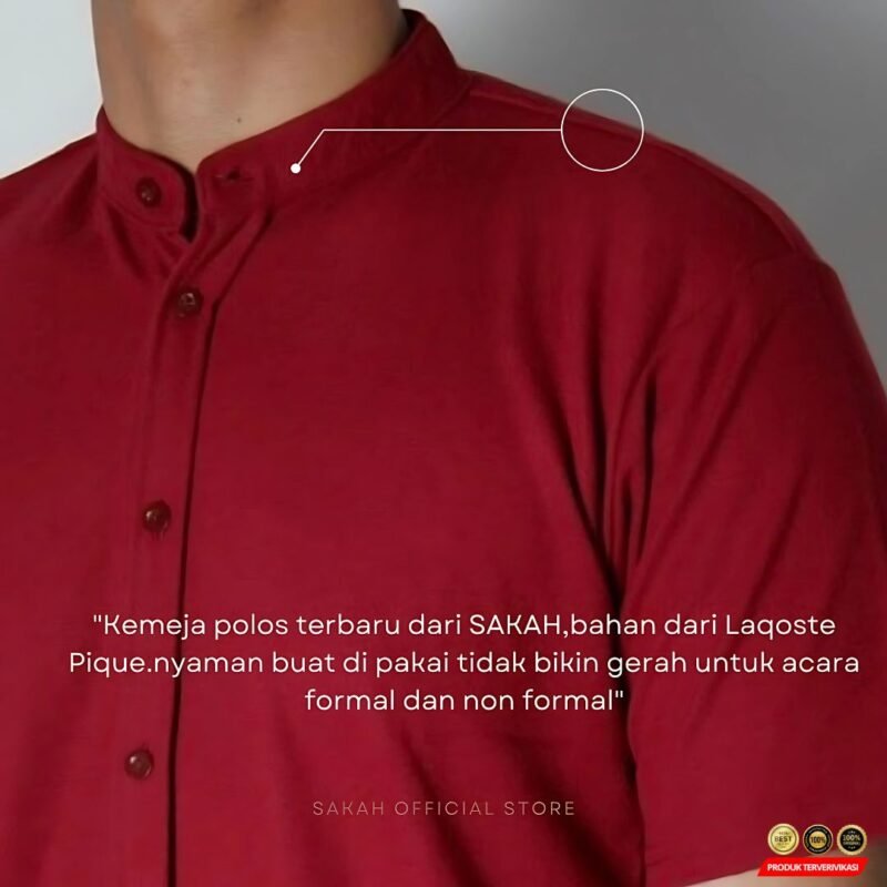 Kemeja Pria Shanghai Polos Untuk Dewasa