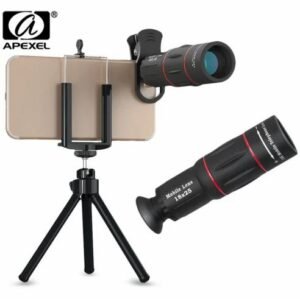 Lensa Kamera Smartphone Telephoto 18X with Tripod Mini