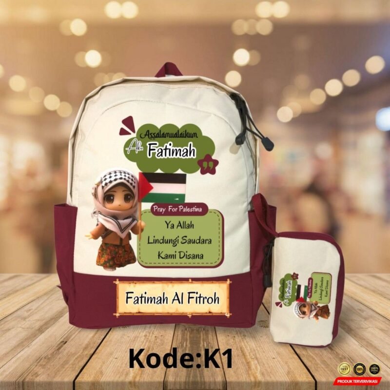 TAS BACKPACK ANAK SEKOLAH TK/SD KONSEP PALESTINA [ K1 - K13 ] - [MRH1] - Image 5