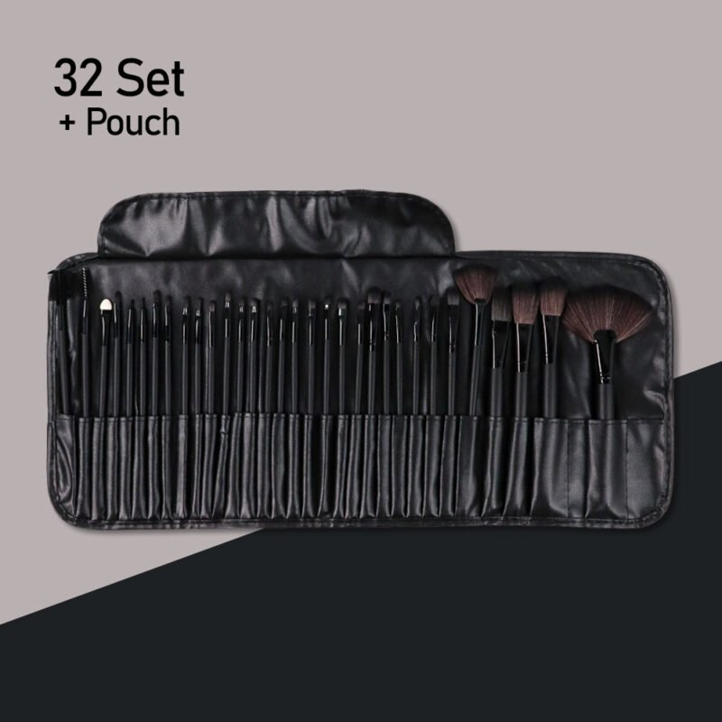Biutte.co Kuas Make Up Rias Kosmetik Brush 32 Set dengan Pouch