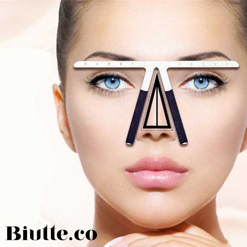 Biutte.co Penggaris Alis Eyebrow Balance Ruler Measure Shaping Tool