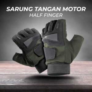 Black Eagle Sarung Tangan Motor Tactical Half Finger L