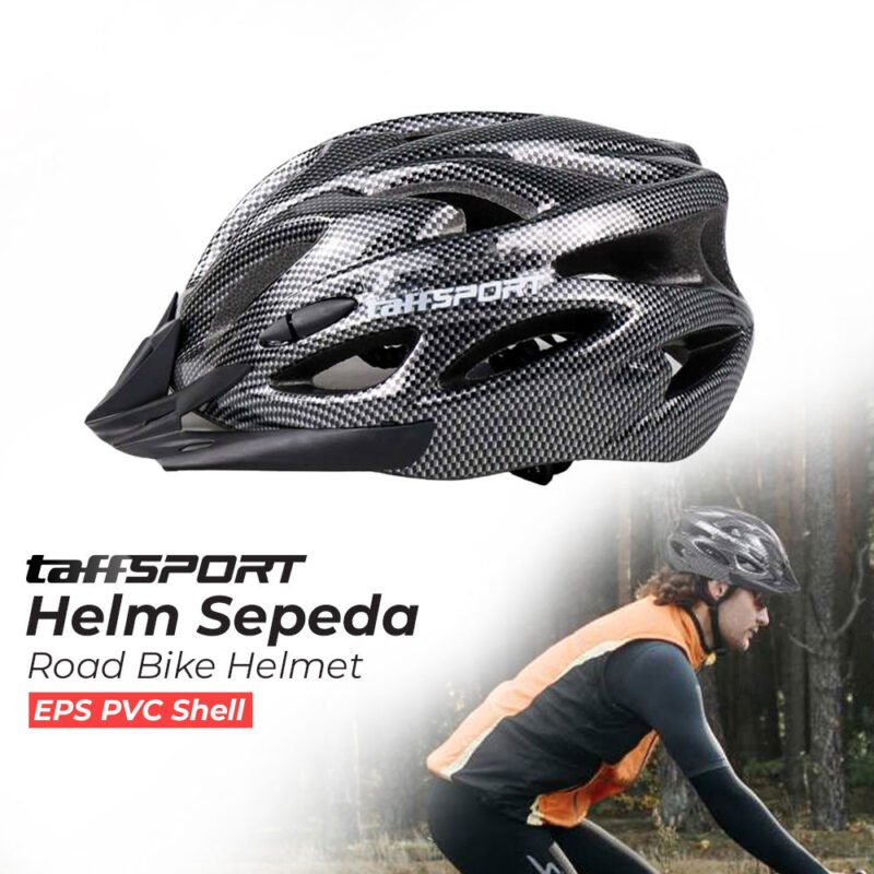 Helm Sepeda Bicycle Road Bike Helmet EPS PVC 18 Air Vent