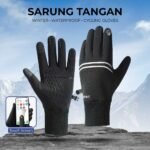 Sarung Tangan Touch Screen Winter Waterproof Cycling Gloves L