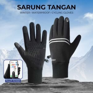 Sarung Tangan Touch Screen Winter Waterproof Cycling Gloves L