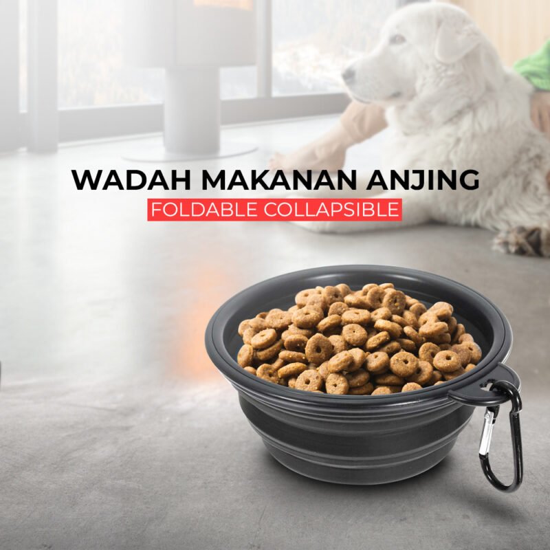 Wadah Makanan Anjing Lipat