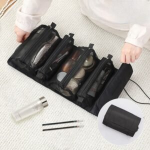 Tas Make Up 4in1 Roll Portable Organizer Make Up Pouch