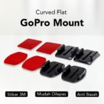 Sticker 3M Curved Flat Mount 8 PCS for GoPro and Xiaomi Yi