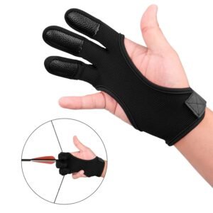 Sarung Tangan Olahraga Panahan Archery Glove 3 Fingers