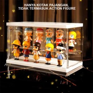 Kotak Pajangan Action Figure Display Storage Box Acrylic