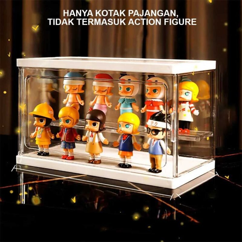 Kotak Pajangan Action Figure Display Storage Box Acrylic