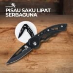 Pisau Saku Lipat Mini Serbaguna Portable Knife Survival Tool