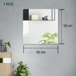 Cermin Akrilik DIY Bathroom Mirrors Acrylic Wall Decorations Besar