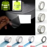 Reflective Sticker Jaket Pakaian Heat Press 50mmx1M