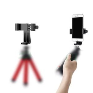 Dudukan Smartphone Clip Rotate Bracket Holder Tripod Monopod