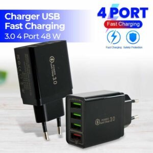 Charger USB Fast Charging QC 3.0 4 Port 48 W