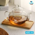 Teko Teh Kaca Saringan Tahan Panas Japanese Style Teapot 400ml