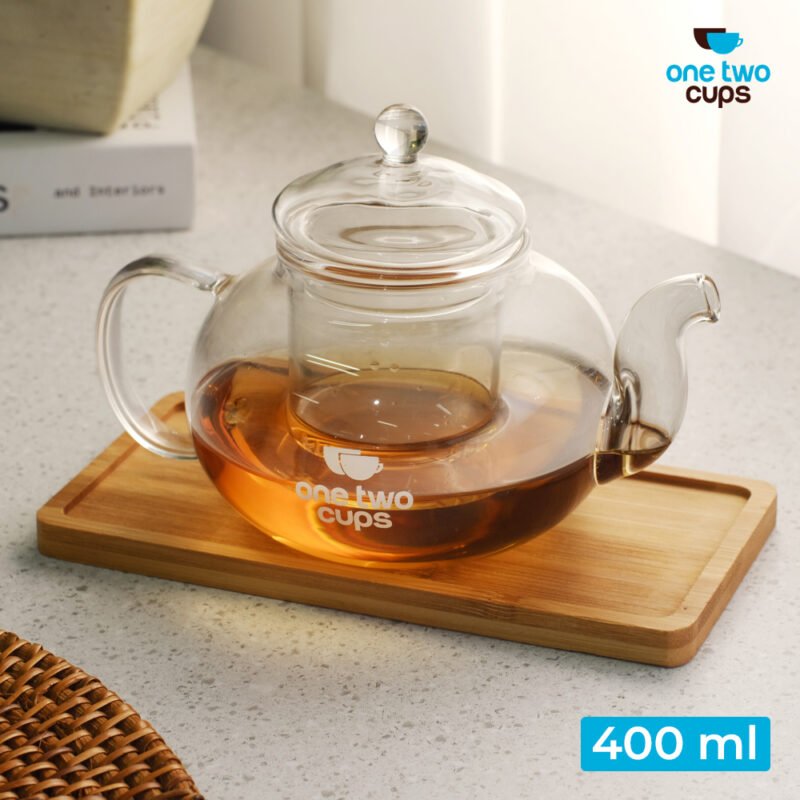 Teko Teh Kaca Saringan Tahan Panas Japanese Style Teapot 400ml