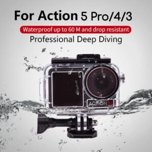 Waterproof Case 60M for DJI Osmo Action 5 Pro/4/3