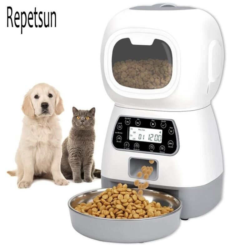 Tempat Makan Hewan Otomatis
