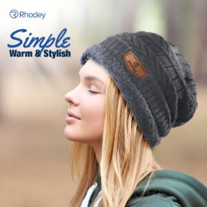 Topi Kupluk Rajut Pria Wanita Poliester Beanie Hat Winter