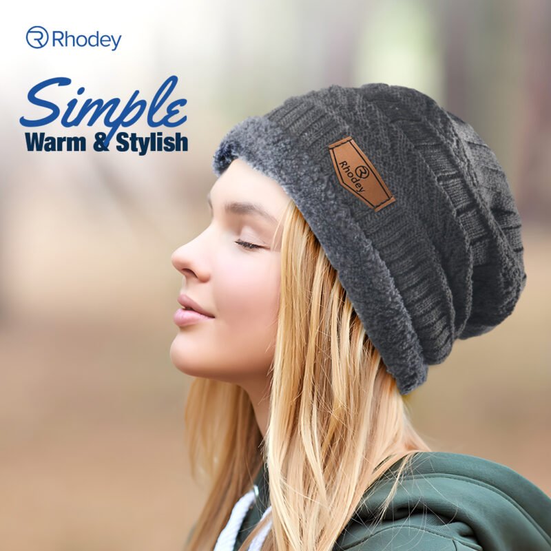 Topi Kupluk Rajut Pria Wanita Poliester Beanie Hat Winter