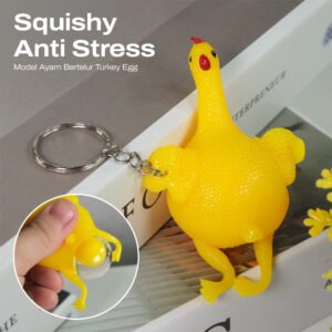 Squishy Anti Stress Model Ayam Bertelur Turkey Egg