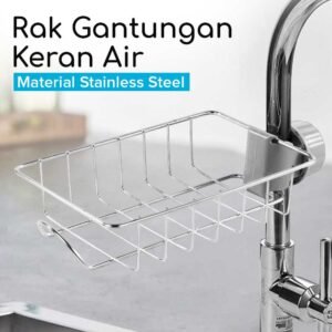 Stouge Rak Gantungan Keran Air Wastafel Dapur Organizer
