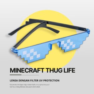 Kacamata Model Pixel Minecraft