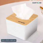 Kotak Tisu Kayu Multifungsi Wooden Tissue Box 12.5x12.5x8.5cm