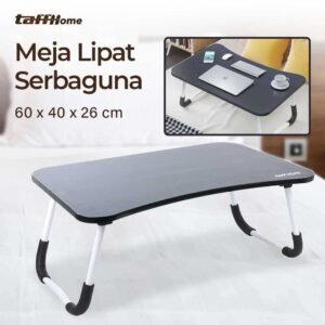 TaffHome Meja Lipat Serbaguna Laptop Portable Desk Minimalist Design