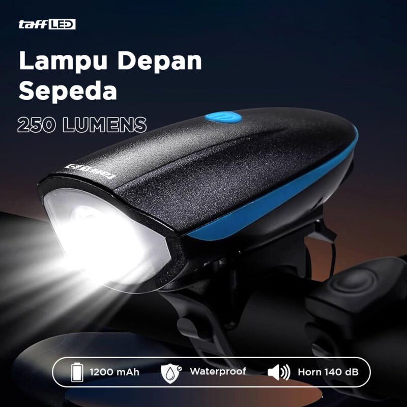 Lampu Depan Sepeda Klakson LED Cree XPG 1200mAh 250 Lumens