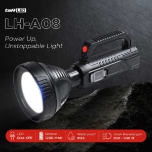 TaffLED Pocketman Senter LED Waterproof USB Recharge Cree XPE