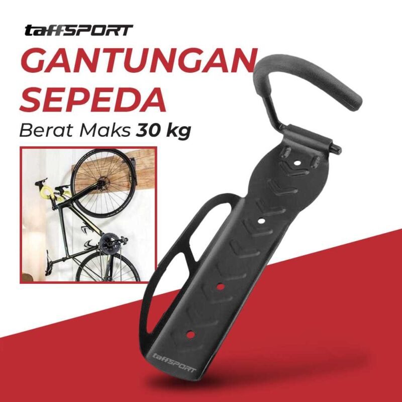 TaffSPORT Gantungan Dinding Sepeda Bike Wall Hook Hanger