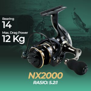 Metal Reel Pancing Spinning Fishing Reel 5.2:1