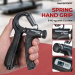 Spring Hand Grip Finger Power Exercise 5-60kg with Counter