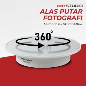 Alas Putar Fotografi Mirror Rotating 360 Turntable 200mm