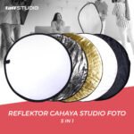 Reflektor Cahaya Fotografi Studio 5in1 Diffuser 58cm