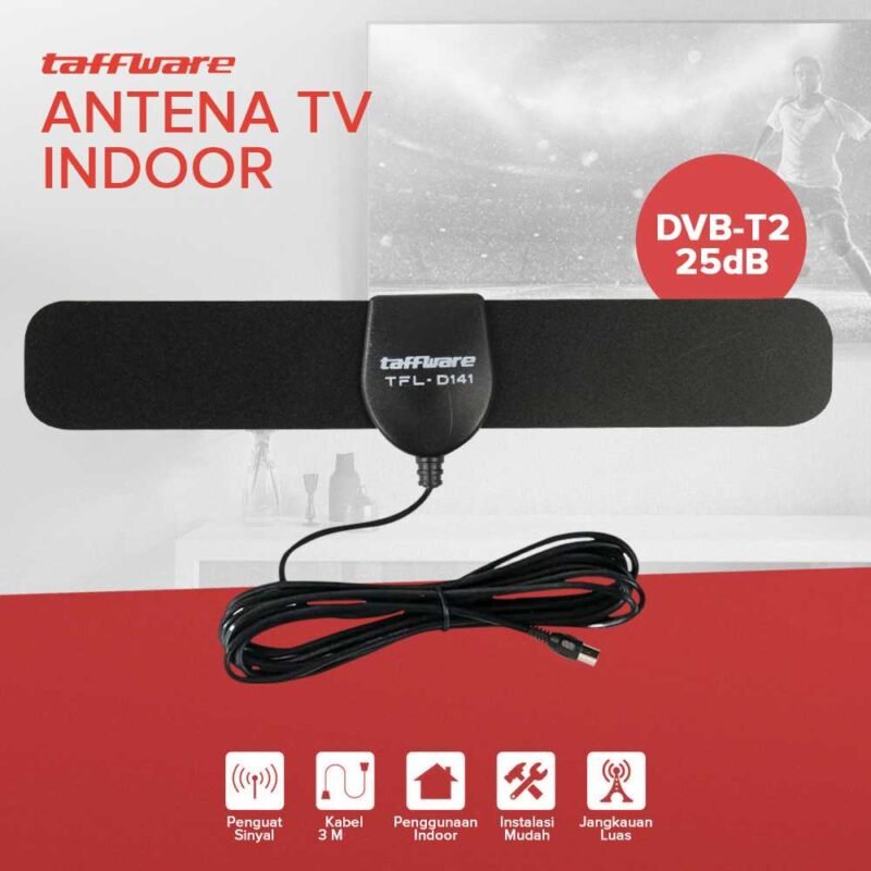 Taffware Antena TV Digital Indoor DVB