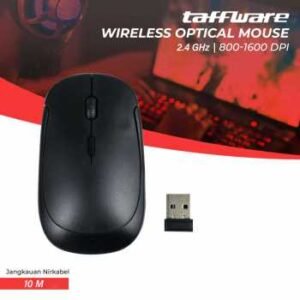 Taffware Mouse Wireless Optical 2.4GHz Slim Ergonomic 1600DPI - Y810 variant image
