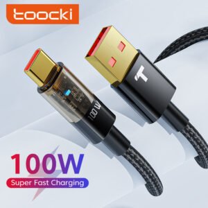Kabel Data USB Type C Fast Charging Braided 6A 100W
