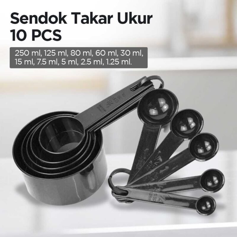 One Two Cups Sendok Takar Measuring Spoon 10 PCS