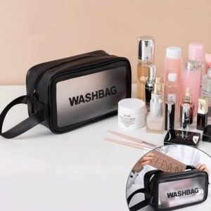 Tas Kosmetik Alat Make Up Portable Pouch Korean PVC Size M