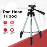Tripod Kamera Telescopic 4 Section Pan Head 1M