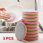Spons Cuci Piring Double Sides Cleaning Sponge 3 PCS