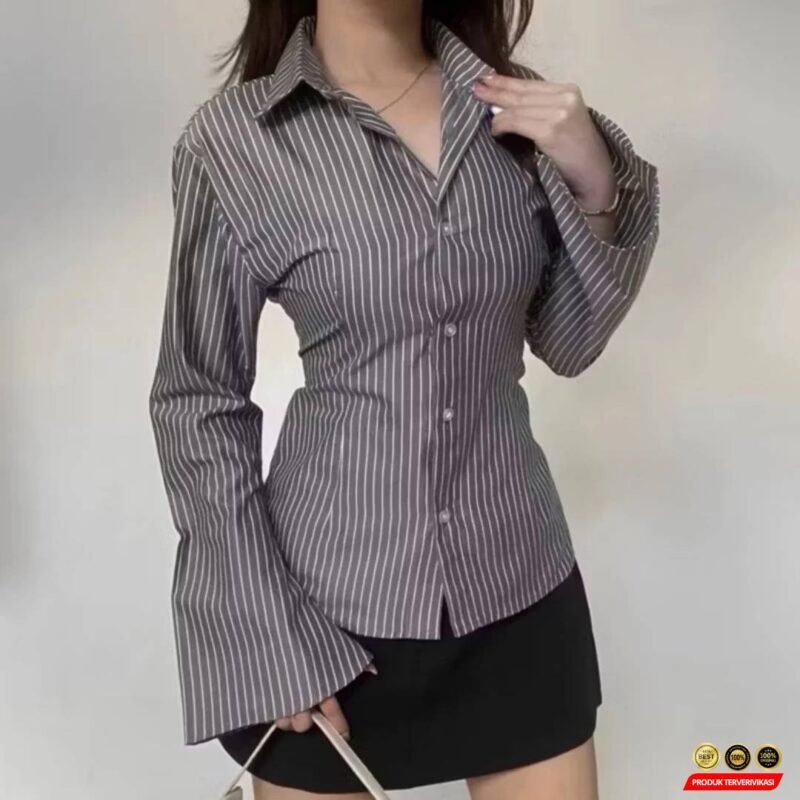 Kemeja Stripe Shirt Kemeja