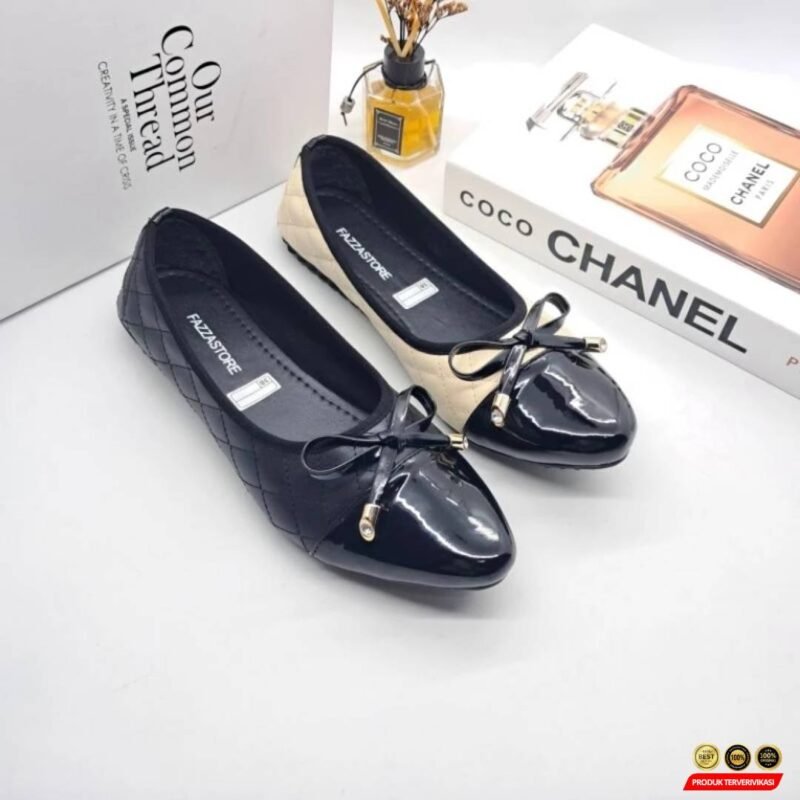 Sepatu Flatshoes Wanita Karet